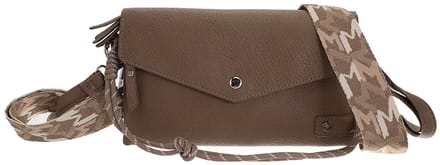 Dark taupe crossbody / schoudertasje Stanfield OLT17121