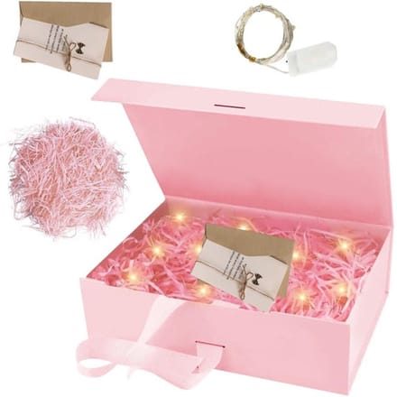 Cadeaubox met Deksel en Strik - Magnetische Cadeaubox voor