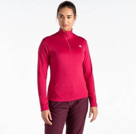 Dare2b Lowline Ii Stretch T-shirt Met Lange Mouwen Roze 46 Vrouw