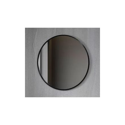 Bella Mirror - Spiegel Rond - Badkamerspiegel - 60 cm - Met zwart frame