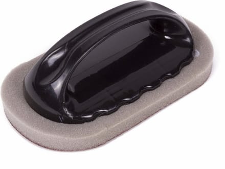 Benson Schuurspons met handvat - grof - 14 x 8 x 4.5 cm - zwart