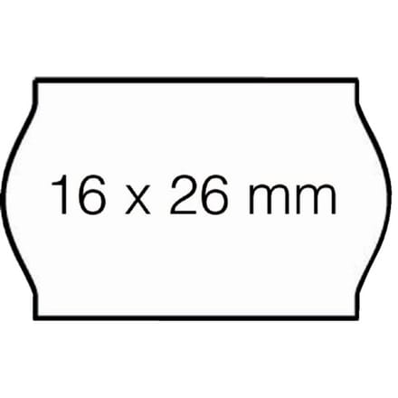 Prijsetiket 16x26mm open-data s14/sato judo Permanent wit 1000 stuks