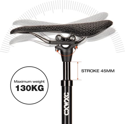 Verende Zadelpen - Zadelstrop Extra Stevig - 120kg - Fietsonderdeel