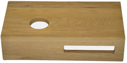 Sanifun Hak Planchet 400 x 210 x 100 Links – Massief Eikenhout