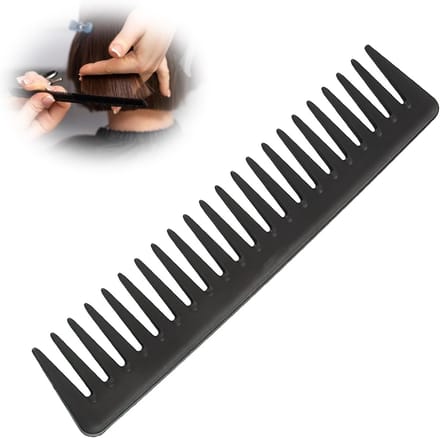 Haarkam ABS - Kam voor haar - Dagelijkse styling - Antistatisch ontwerp - 19 cm - Zwart