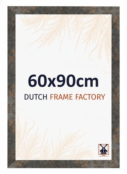 Fotolijst 60x90 cm - MDF - Geoxideerd Metaal - Benno