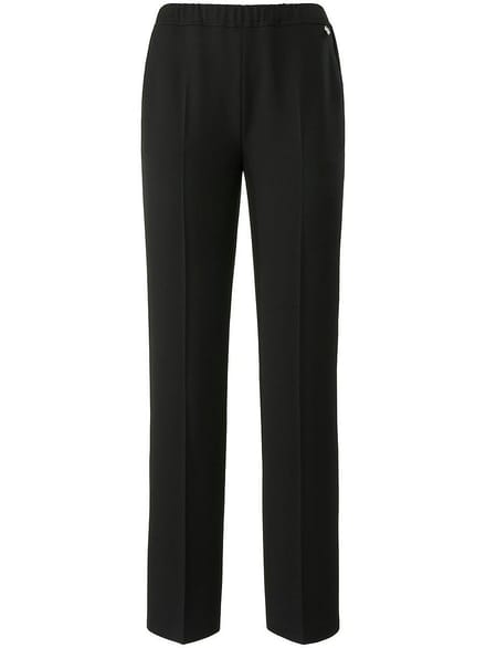 Comfortbroek model Jade elastische band Van Relaxed zwart