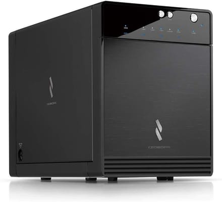 Harde Schijf Behuizing - Externe Opslag - Datamigratie - USB 3.1 Gen 2 - 4 Bay 3.5 inch - Zwart