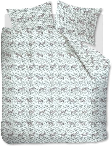 Ambiante Omari dekbedovertrek - Eenpersoons - 140x200/220 - Groen