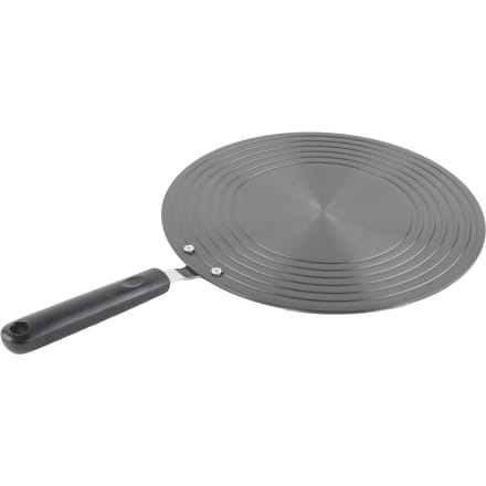 Plaque de Conduction de Chaleur de Cuisson avec Poignée 6mm Alliage d'Aluminium Plaque Diffuseur de Chaleur pour Décongeler les Aliments 28cm   11in 28cm / 11.0in gray