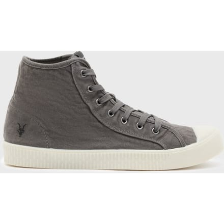 AllSaints Max High Top Grey Size: 42 | Sneakers Outlet | Heren | Grijs