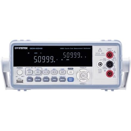 GW Instek GDM-8342USB Bench multimeter Digitaal CAT II 600 V Weergave (counts): 50000