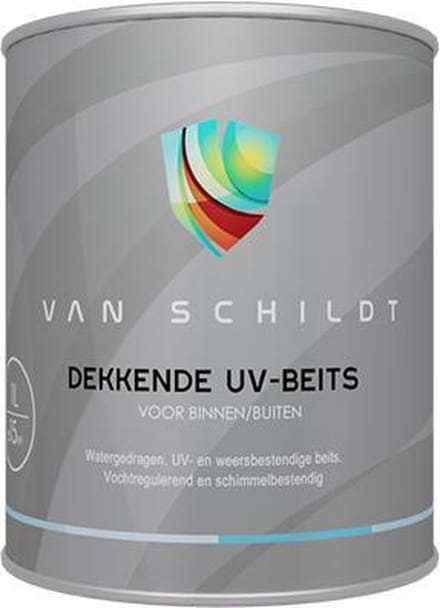 van Schildt Watergedragen Dekkende UV Beits Wit 1 Liter