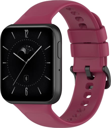 Siliconen bandje - geschikt voor OPPO Watch 3 Pro - bordeauxrood