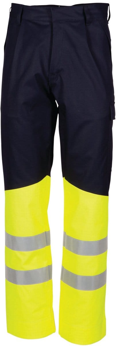 HAVEP Werkbroek Multi Protector 80008 - Dark Navy/Fluo Geel - 60