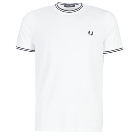Fred Perry T-shirt Wit - Maat M - Heren - Casual T-shirts