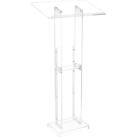 Podium 50 po Pupitre en Acrylique Portable Rangement Grande Surface de Lecture
