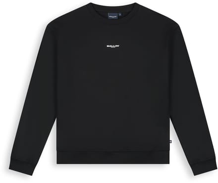Ballin Amsterdam - Jongens Loose fit Sweaters Crewneck LS - Black - Maat 6