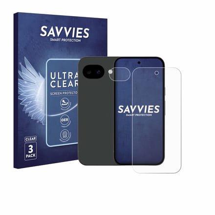Savvies - Screenprotector voor Google Pixel 10a (Voor+Camera) - Folie Beschermfolie transparant 6 Stuks