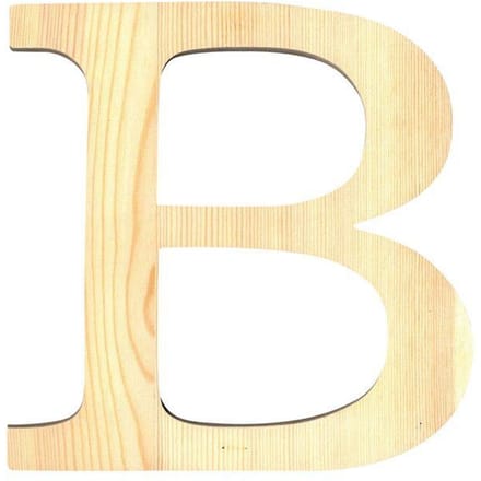Artemio houten letter B 11.5 cm