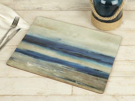 Premium 4-delige set placemats met kurkrug - Wijn thema
