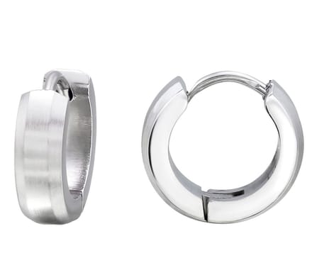 CS Joy - Oorringen 4 x 13 mm - Chirurgisch staal - klap / scharnier sluiting