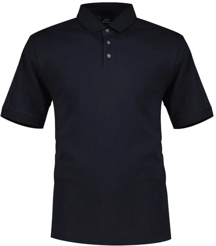 Armani Exchange Xm001290_af10366 Korte Mouw Poloshirt Zwart S Man