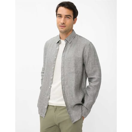 Brax Heren Overhemd  Style DANIEL thyme Groen Khaki, groen - khaki, maat XL