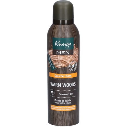 Kneipp Men Warm Woods - Douche schuim - Warme houtachtige geur - 200 ml