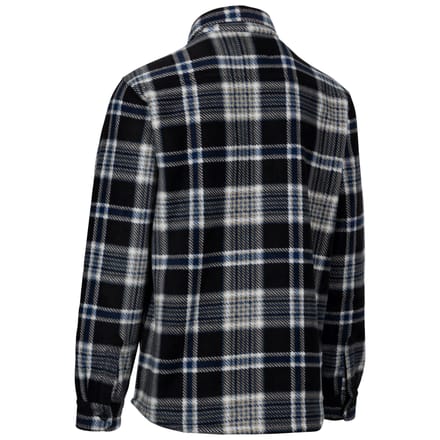 Trespass Geruit Microfleece Overhemd Heren Checkley (Zwart)