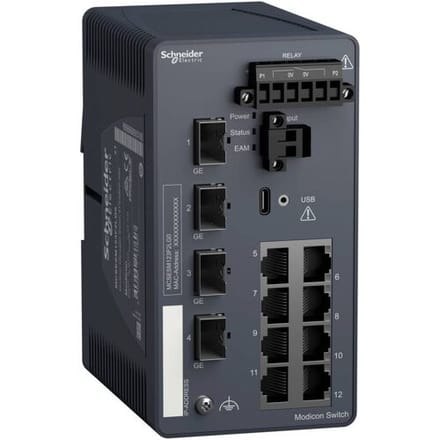 Schneider Electric MCSESM123F2LG0 MCSESM123F2LG0 Netwerk switch