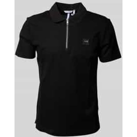 Poloshirt met labeldetail