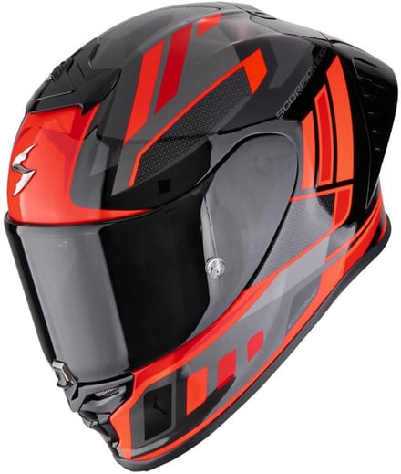 Scorpion EXO-R1 Evo II Vital Black Silver Red - Integraalhelm - Maat S - Motorhelm - ECE 22-06 gekeurd