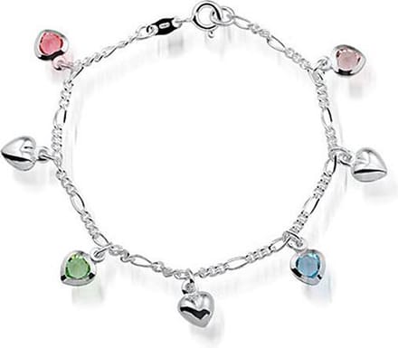 Princess Armband Love Me - 925 Zilver - Hart - 6x10mm - 16cm