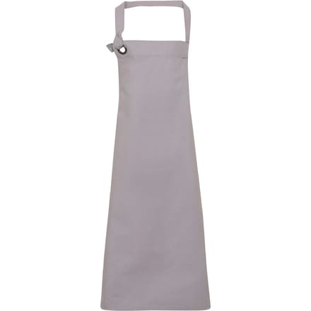Premier Unisex Calibre Heavy Cotton Canvas Bib Apron (Zilver)