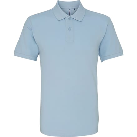 Asquith & Fox Heren Poloshirt met korte mouwen (Sky)