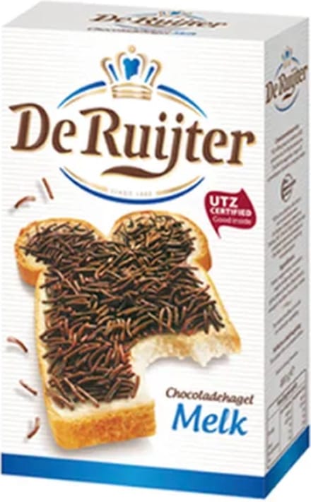 De Ruijter - Chocoladehagelslag Melk - 18 x 390 gram