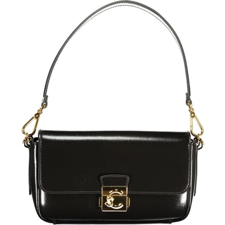 Coccinelle C-Me Lock Shiny Medium - Schoudertas 24 cm (noir)
