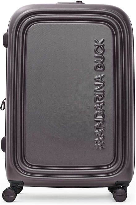 MANDARINA DUCK trolley Logoduck + Trolley Choco Ice donkerpaars 75cm
