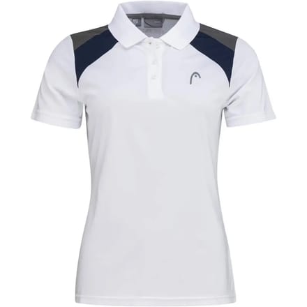 HEAD Poloshirt Club 22 Tech Dames Wit