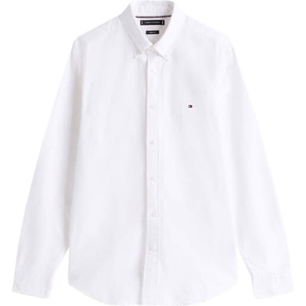 Tommy Hilfiger Solid Heritage Oxfor Overhemd, Ybr - Streetwear - Volwassen