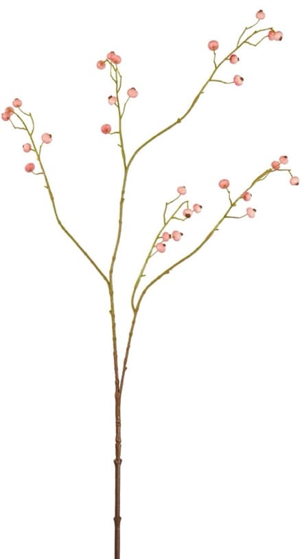 Emerald - Kunsttak Bes 100 cm roze - Kunstplant voor binnen