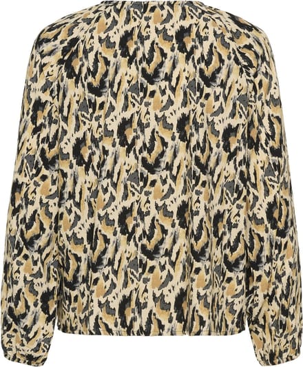 Saint Tropez OsinaSZ Blouse Dames Blouse - Tannin Blurry Animal