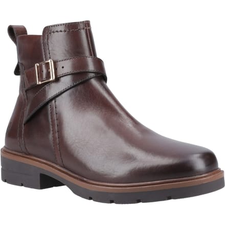 Hush Puppies Tove Leren Dames Bruine Laarzen