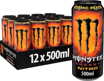 Tray Monster Nitro Peach - 12 x 500 ml