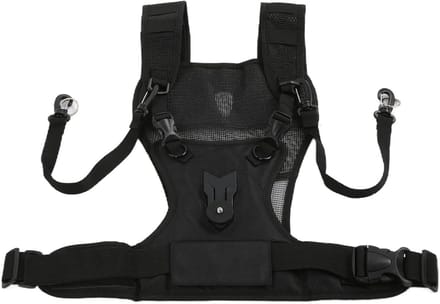 Dual Camera Belt - Nylon - Comfortable - Breathable - Multi Carrier - Chest Harness - Photography Vest - 28×20×8 - Dual Camera Harness - Chest