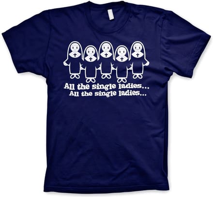 Hybris All The Single Ladies... T-shirt marineblauw