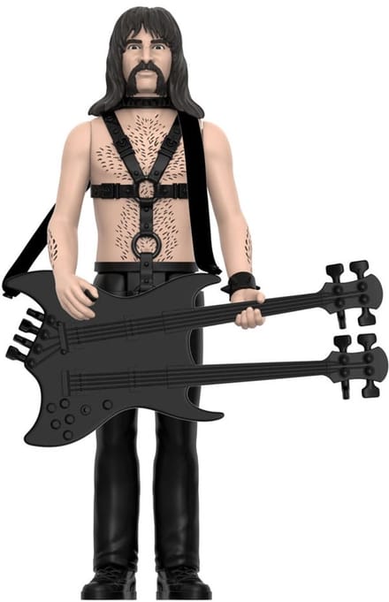 Super7 Spinal Tap ReAction Action Figure Wave 02 Derek Smalls (None More Black) 10 cm Action Figuur