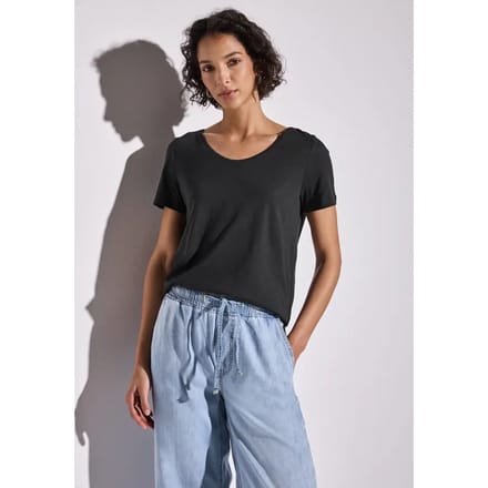 Basic Shirt in effen kleur