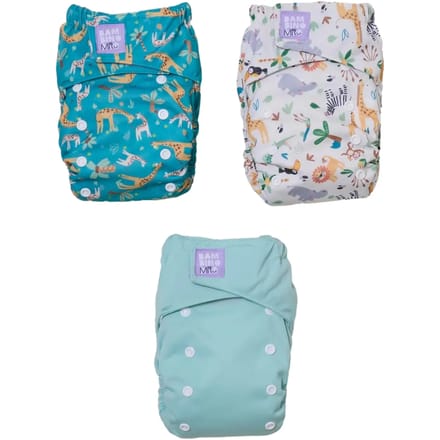 Wasbare luiers Trio ontdekking Bambino Mio Aventure Sauvage (x3)
